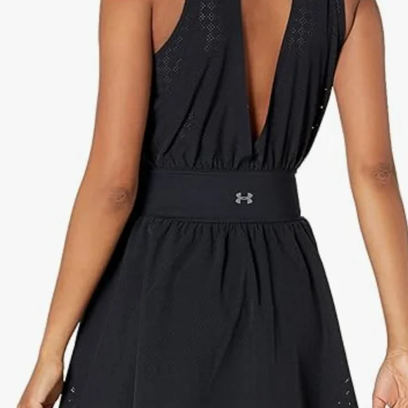 Under Armour Black Athletic Plunge Neck Sundress - Picture 1 of 16
